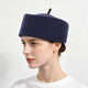Französische Vintage-Wollfilz-Baskenmütze für Damen