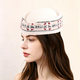 Wool Blend Fair Isle Jacquard Pillbox Hat