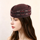 Wool Blend Fair Isle Jacquard Pillbox Hat