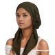 Pleated Crinkle Fabric Long Tail Turban Hat