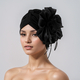 Elegant Side Flower Ribbon Watermelon Hat