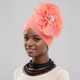 Vintage Studded Pearl Large Flower Head Wrap Hat
