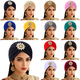 Rhinestone Forehead Headscarf Hat For Women