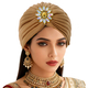 Rhinestone Forehead Headscarf Hat For Women