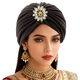 Rhinestone Forehead Headscarf Hat For Women