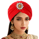 Rhinestone Forehead Headscarf Hat For Women