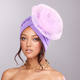 Elegant Chiffon Large Flower Evening Headscarf Hat