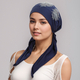Rhinestone Feather Curved Wrap Headscarf Hat