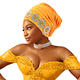 Exaggerated Multi-Layer Folded Turban Hat With Rhinestone Side Accessory
