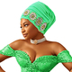 Exaggerated Multi-Layer Folded Turban Hat With Rhinestone Side Accessory