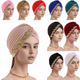 Rhinestone Beanie Pullover Headscarf Hat For Women
