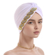 Rhinestone Beanie Pullover Headscarf Hat For Women
