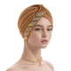 Rhinestone Beanie Pullover Headscarf Hat For Women