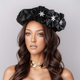 Satin Fishtail Braid Headband With Flower