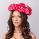 Satin Fishtail Braid Headband With Flower