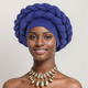 Crushed Linen Double-Layer Twist Head Wrap