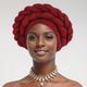 Crushed Linen Double-Layer Twist Head Wrap