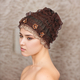 5-Flower Lace Beanie Hair Cover Hat