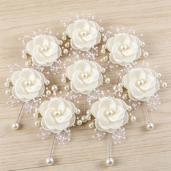 Cream Corsage 8PCS