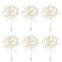 Cream Corsage 6PCS
