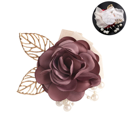 Bean Paste Purple Wrist Flower (L 9Cm*W 8Cm) 11G