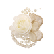 Milchige Rosen-Boutonniere und Armbandblumen-Set für die Hochzeit