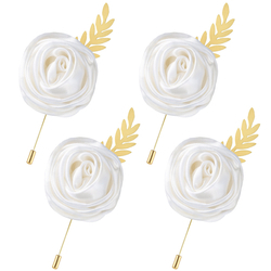 Cream Boutonniere 4PCS