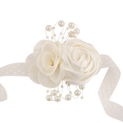 Wrist Flower SW6312B Cream (1 Pack) 9Cm*9Cm