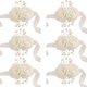 Lace Satin Rose Pearl Boutonniere Wedding Brooch