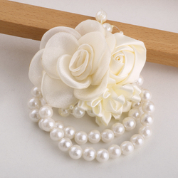 Wrist Flower SW101 Cream (1 Piece) 7Cm*10Cm
