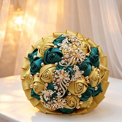 Dark Green + Light Gold Diameter 20Cm*Height 25
