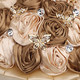 Champagne Gold Rhinestone Bow Bridal Bouquet