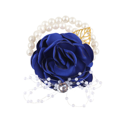 Royal Blue Wrist Flower 2