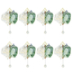 Forest Green Silk Cloth Rose Boutonniere