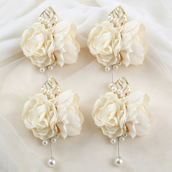 Cream Corsage 4Pcs
