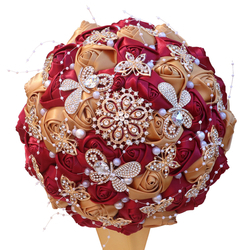 Dark Red + Khaki Gold (21Cm Diameter*26Cm Height) 460G