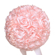 Wine Red Ribbon Artificial Rose Bouquet