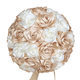 Wine Red Ribbon Artificial Rose Bouquet