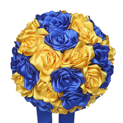 Yellow + Royal Blue, Diameter 23Cm, Height 25Cm, 255G