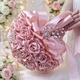 3D Satin Rose Bridal Bouquet With Diamond-Studded Accents