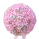 3D Satin Rose Bridal Bouquet With Diamond-Studded Accents
