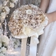 3D Ribbon Butterfly Rhinestone Beaded Bridal Bouquet