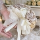 3D Ribbon Butterfly Rhinestone Beaded Bridal Bouquet