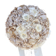 3D Ribbon Butterfly Rhinestone Beaded Bridal Bouquet