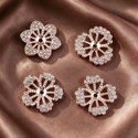 4-piece set Hollow Flower Rhinestone DIY Craft Accessories For Shoes And Bags