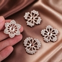 4-piece set Hollow Flower Rhinestone DIY Craft Accessories For Shoes And Bags