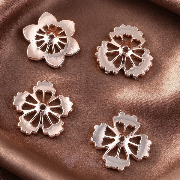 4-piece set Hollow Flower Rhinestone DIY Craft Accessories For Shoes And Bags