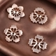 4-piece set Hollow Flower Rhinestone DIY Craft Accessories For Shoes And Bags