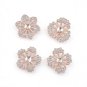 4-piece set Hollow Flower Rhinestone DIY Craft Accessories For Shoes And Bags