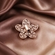 5-piece set Hollow Flower Rhinestone Bow Hair Accessory Trim